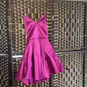 Lucy in the Sky fit in flare dress pink size Small